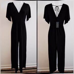 🤍🩵NEW Saints 21 Jumpsuit Short Sleeve Black MEDIUM